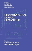 Book Cover for Computational Lexical Semantics by Patrick Institut de Recherche en Informatique, Toulouse SaintDizier
