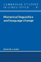 Book Cover for Historical Linguistics and Language Change by Roger University of Cape Town Lass