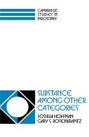 Book Cover for Substance among Other Categories by Joshua University of North Carolina, Greensboro Hoffman, Gary S University of North Carolina, Greensboro Rosenkrantz