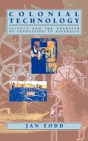 Book Cover for Colonial Technology by Jan Todd