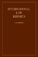 Book Cover for International Law Reports by Hersch Lauterpacht