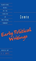 Book Cover for Comte: Early Political Writings by Auguste Comte