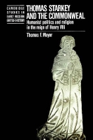 Book Cover for Thomas Starkey and the Commonwealth by Thomas Mayer