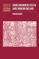 Book Cover for Crime and Mentalities in Early Modern England by Malcolm Churchill College, Cambridge Gaskill