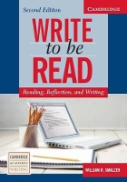 Book Cover for Write to be Read Student's Book by William R. Smalzer