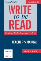 Book Cover for Write to be Read Teacher's Manual by William R. Smalzer