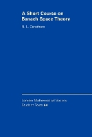 Book Cover for A Short Course on Banach Space Theory by N L Bowling Green State University, Ohio Carothers
