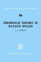 Book Cover for Fredholm Theory in Banach Spaces by Anthony Francis Ruston