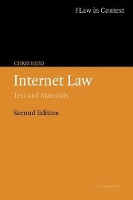 Book Cover for Internet Law by Chris (Queen Mary University of London) Reed