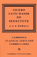 Book Cover for Cicero: Cato Maior de Senectute by Marcus Tullius Cicero