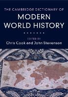 Book Cover for The Cambridge Dictionary of Modern World History by Chris Cook