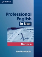 Book Cover for Professional English in Use Finance by Ian MacKenzie