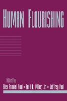 Book Cover for Human Flourishing: Volume 16, Part 1 by Ellen Frankel (Bowling Green State University, Ohio) Paul