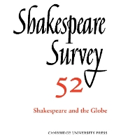 Book Cover for Shakespeare Survey: Volume 52, Shakespeare and The Globe by Stanley (Shakespeare Centre, Stratford-upon-Avon) Wells