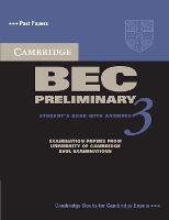 Book Cover for Cambridge BEC Preliminary 3 Student's Book with Answers by Cambridge ESOL