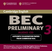 Book Cover for Cambridge BEC Preliminary 3 Audio CD by Cambridge ESOL