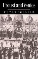 Book Cover for Proust and Venice by Peter Collier