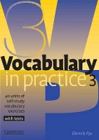 Book Cover for Vocabulary in Practice 3 by Glennis Pye