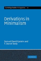 Book Cover for Derivations in Minimalism by Samuel David University of Michigan, Ann Arbor Epstein, T Daniel Eastern Michigan University Seely