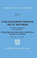 Book Cover for A Higher-Dimensional Sieve Method by Harold G University of Illinois, UrbanaChampaign Diamond, H University of Illinois, UrbanaChampaign Halberstam,  Galway