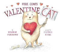 Book Cover for Here Comes Valentine Cat by Deborah Underwood