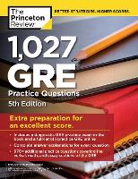 Book Cover for 1,027 GRE Practice Questions by Princeton Review