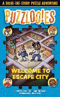 Book Cover for Puzzlooies! Welcome to Escape City by Russell Ginns