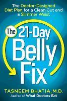 Book Cover for The 21-Day Belly Fix by Tasneem Bhatia