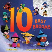 Book Cover for 10 Busy Brooms by Carole Gerber