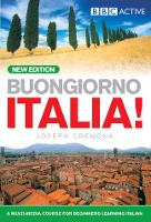 Book Cover for BUONGIORNO ITALIA! COURSE BOOK (NEW EDITION) by Joseph Cremona, John Cremona, Marie-Louise Cremona, Pamela Cremona