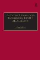 Book Cover for Effective Library and Information Centre Management by Jo Bryson