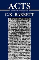 Book Cover for Acts of the Apostles by C. K. Barrett