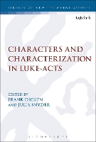 Book Cover for Characters and Characterization in Luke-Acts by Dr Frank Dicken