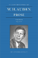 Book Cover for W. H. Auden Prose Volume 3 (1949-1955) by W.H. Auden