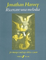 Book Cover for Ricercare una melodia by Jonathan Harvey