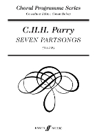 Book Cover for Seven Partsongs by Hubert Parry