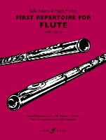 Book Cover for First Repertoire For Flute by Sally Adams,