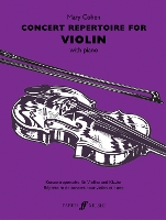 Book Cover for Concert Repertoire for Violin by Mary Cohen