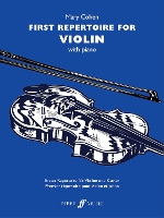 Book Cover for First Repertoire for Violin by Mary Cohen