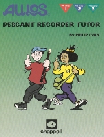 Book Cover for Aulos Descant Recorder Tutor by Philip Evry