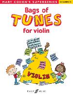 Book Cover for Bags Of Tunes for Violin by Mary Cohen