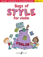 Book Cover for Bags Of Style for Violin by Mary Cohen