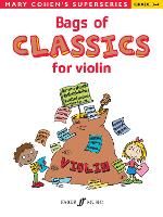 Book Cover for Bags of Classics for Violin by Mary Cohen