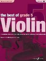 Book Cover for The Best of Grade 5 Violin by Jessica O'Leary