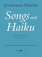 Book Cover for Songs and Haiku by Jonathan Harvey