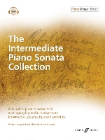 Book Cover for The Intermediate Piano Sonata Collection by Karen Marshall