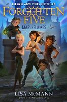 Book Cover for Map of Flames (The Forgotten Five, Book 1) by Lisa McMann