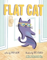 Book Cover for Flat Cat by Tara Lazar