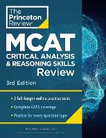 Book Cover for Princeton Review MCAT Critical Analysis and Reasoning Skills Review by Princeton Review