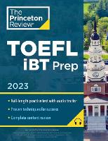 Book Cover for Princeton Review TOEFL iBT Prep with Audio/Listening Tracks, 2023 by Princeton Review